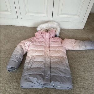 Abercrombie kids furry coat-jacket
